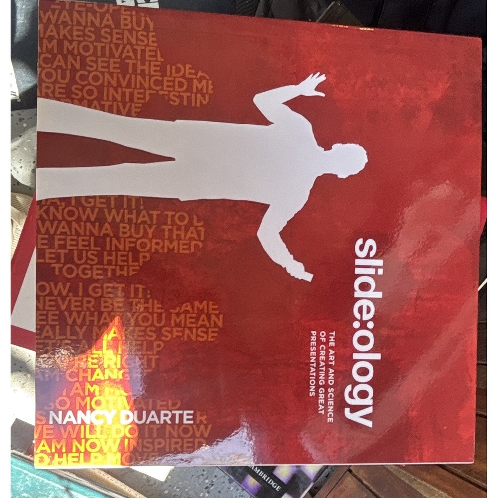 slide:ology: The Art & Science of Great Presentations Nancy Duarte Hardcover